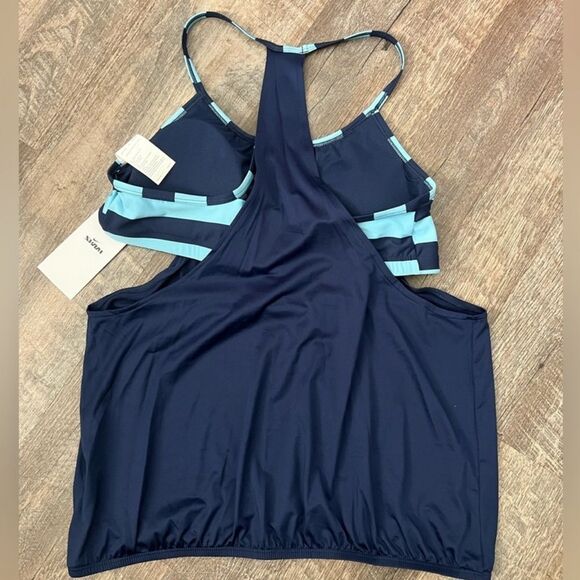 Nike Layered Tankini Top NESSE269-440- Size Large - Picture 4 of 8